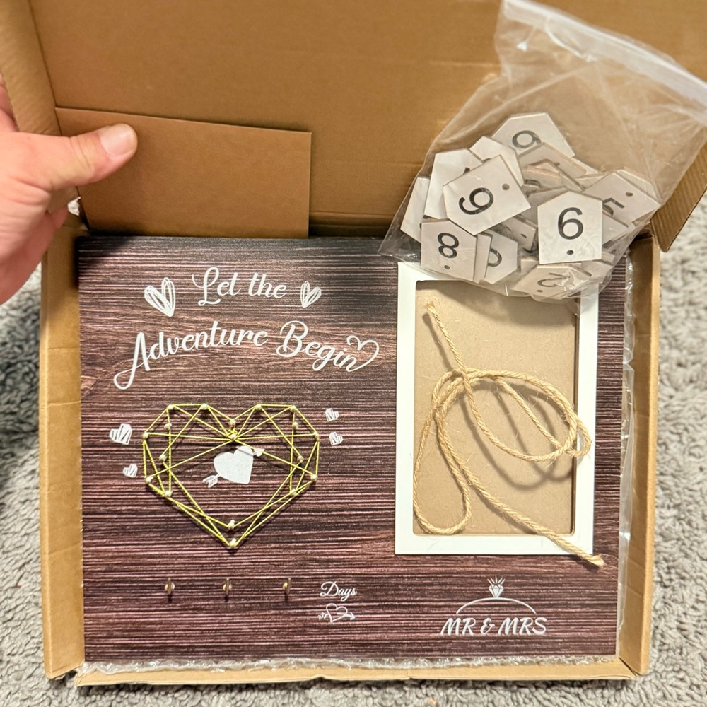 Wedding Countdown Picture Frame - NIB